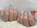 お花ネイル