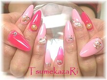 ツメカザリ(TsumekazaRi)/★ピンク＆ピンク★