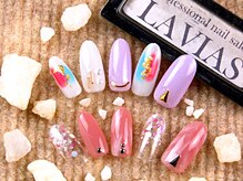 プロフェッショナル ネイルサロン ラヴィアス(LAVIAS)/【定額メニュー】シンプルアート