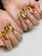 ミュウミュウ(MYUMYU)/レオパードネイル