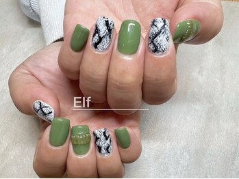 エルフ 恵庭店(Elf)/【HAND】パイソンネイル¥8800