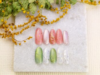 メゾンカラン(Maison Calin)の写真/《パラジェル登録サロン》サンプル多数ご用意◇選べる最新デザインでオシャレ度UP♪ネイル初心者様にも◎