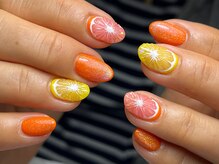 ネイルサロン プール ヴー(Nail Salon Pour Vous)/【オーダー】レモンネイル