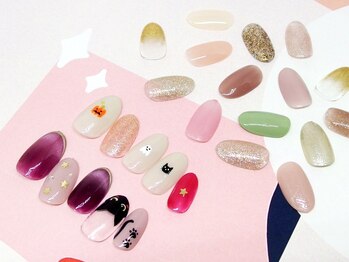 メイクプラスネイル ヴィヴィッド(MAKE+NAIL vivid)の写真/オフィスネイルにも人気のシンプルネイル♪ワンカラー4730円フットワンカラー5280円(追加ア-ト330円～)