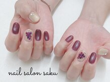 サク(saku)/ハンド定額デザイン/ぶどう