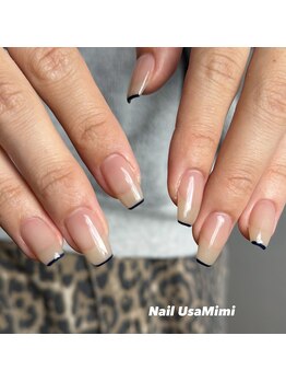 ネイル ウサミミ(Nail UsaMimi)/ベースありフレンチ