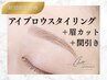 【期間限定・特別価格】アイブロウスタイリング+眉カット+間引き