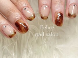 べっ甲/フレンチ/ニュアンス