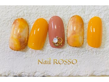 少し大人なタイダイ柄ネイル