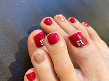 ネイルズ ララ(nails Lala)/RED。