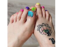 レイモード(Ray mode)/フットネイル持ち込みデザイン