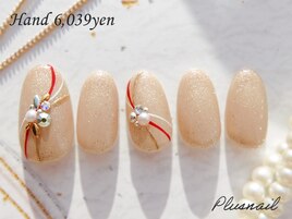 【2886】定額6,039円水引ネイル