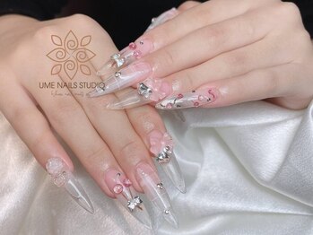 ウメネイルスタジオ(UME NAIL STUDIO)/長さだしやり放題×つけ放題