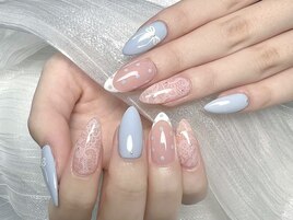 持ち込み可愛いレースネイル