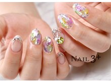 ネイルスリープラス(Nail 3+)/カラフルシェルネイル＆ビジュー