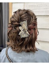 アトリエはるか 阪急神戸三宮店/ハーフアップ