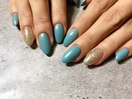 さわやかブルーネイル