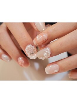 手描きアートが得意なサロン