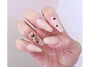 ナナイロ(nanairo)/キラキラリボンネイル