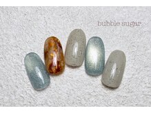 バブル シュガー バイ ネイルクローネ(bubble sugar by.nail crone)/秋ニュアンスネイル