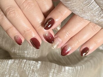 エルモッサ(Hermosa)の写真/【大人女性の指先を彩る上品ネイル◇＊】豊富なデザインの中からあなたの理想のネイルがきっと見つかる♪