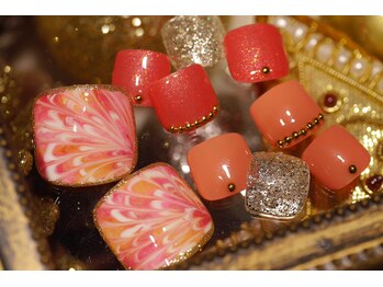 ネイルサロン ブリオン(Nail Salon Bullion)/ピーコックネイル