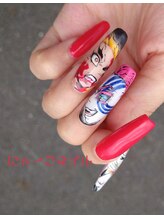 にゃーこネイル/鬼滅の刃☆持ち込みデザイン