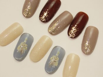 ネイルズアジュール イオン上越店(NailsAzur)の写真/【選ぶのが楽しい定額コース】デザイン豊富で季節のイベントやその時の気分に合わせたデザインを楽しめる♪