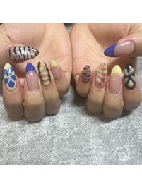 海外ネイル♪ポップネイル♪