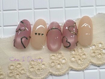 ハートネイル　ぷっくり