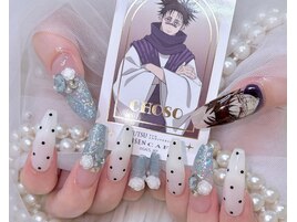 痛ネイル 夏ネイル ドットネイル