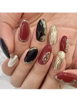 グリーディ(greedy)/成人式ネイル