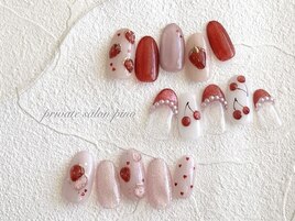 春フルーツネイル