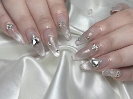 ワンホンネイル/キラキラネイル