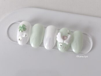 リンクネイル 渋谷(LINK NAIL)/7月韓国ワンホン定額☆¥7930