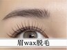 眉WAX脱毛 ★4,400 (お電話 または 系列店エタニティーをご利用下さい)