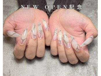 トワール 元町(Toyale)の写真/【NEWOPEN記念】落ち着いた空間でオトナ上品なデザインネイル♪《神戸三宮/元町/パラジェル/フィルイン》