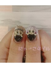 にゃーこネイル/3Dキャラ☆持ち込みデザイン