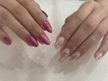 アイミーモア 国立店(aimer more)/キラキラマグネットネイル