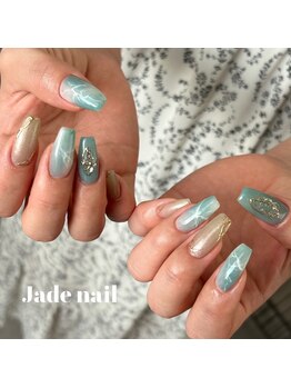 ジェイドネイル(Jade nail)/大理石ネイル