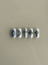 ネイルアトリエ ニュイ(nail atelier Nuit.)/ターコイズネイル