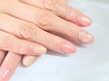 ヨガ アンド リラクゼーション からだの恵み 安城サロン/上品ベージュ×さりげないお花