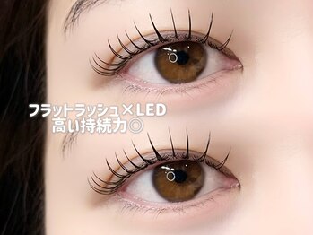 イリゼフルール 代官山店(irisee fleur)/フラットラッシュとLEDで長持ち