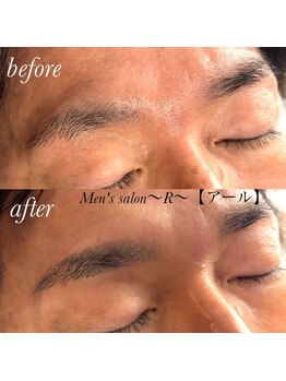 アール(R)/美眉毛ワックス/再来/メンズ専門