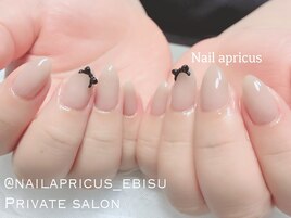 シンプル◆リボンネイル ¥9100