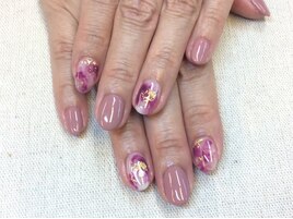 W-375 マーブルシェルネイル