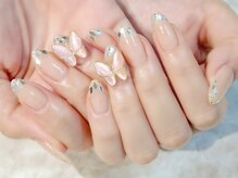 ラルネイル 大宮(Lull. nail)/蝶々パーツ別途追加♪