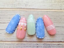 ブランロール 中目黒店(Blanl'or)/スモーキー×デニムネイル