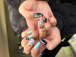推しネイル×３Dパーツ