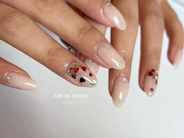 ハートネイル:mikako